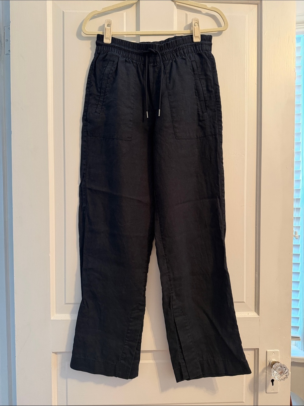 Athleta Retreat Linen High Rise Wide-Leg Pants